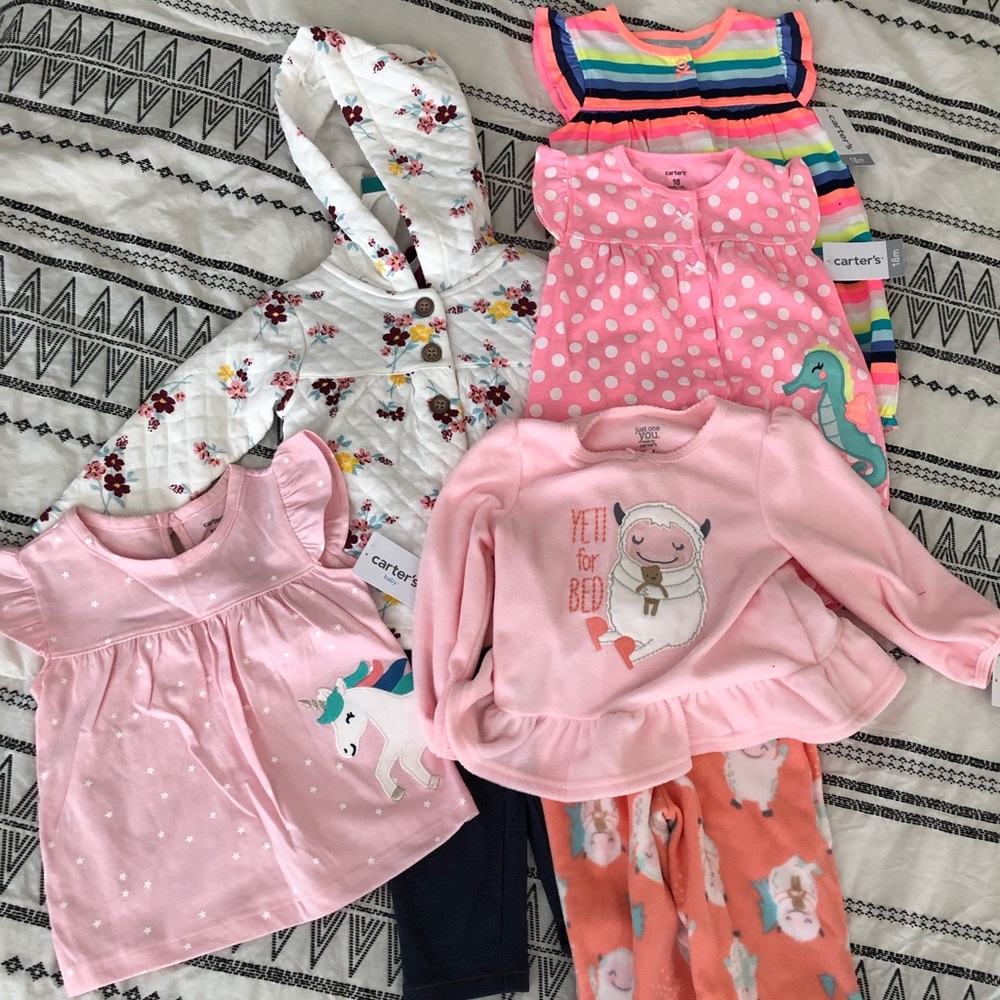 NWT Baby Girls Clothes - Carter’s